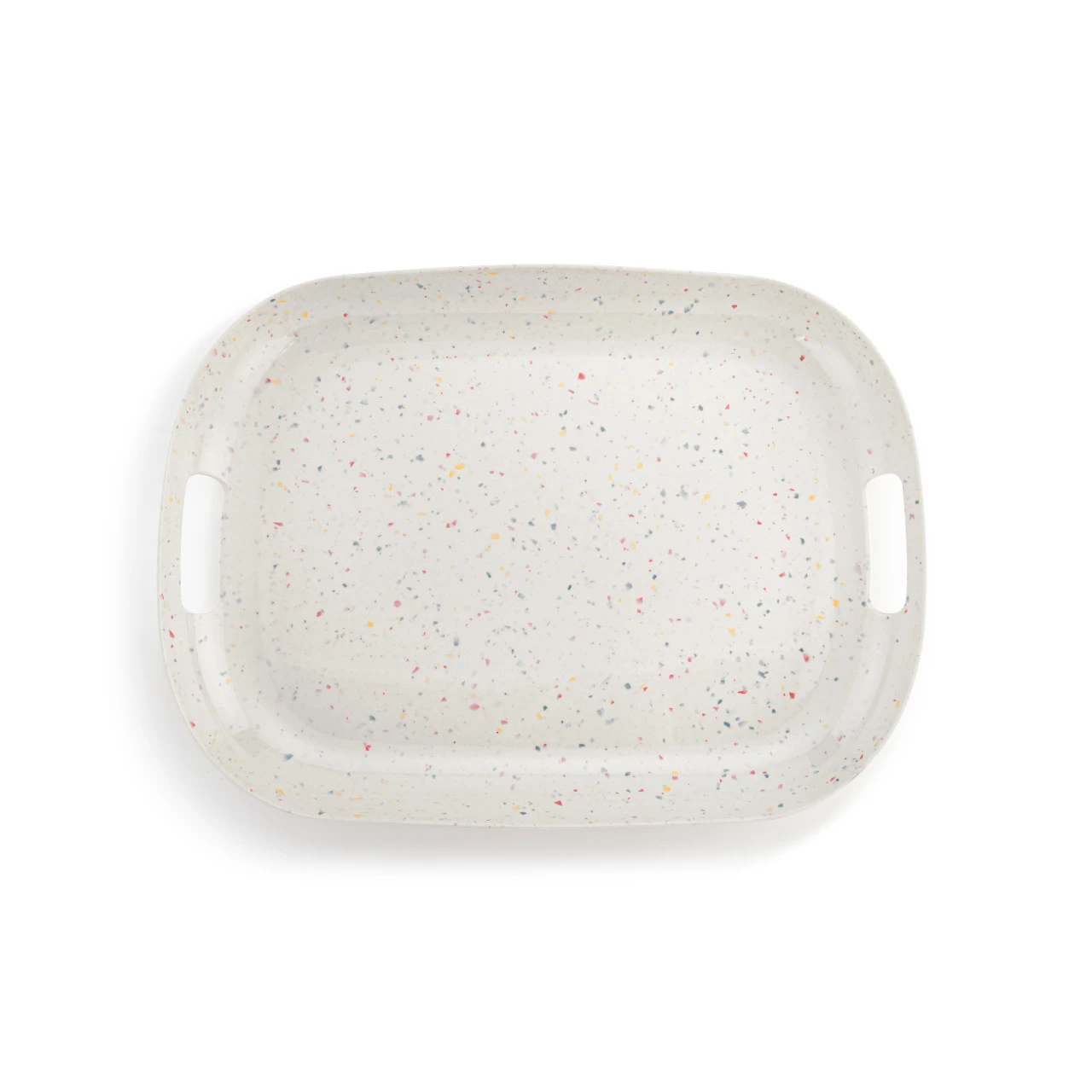 Confetti Large Melamine Tray with Handles thumbnail