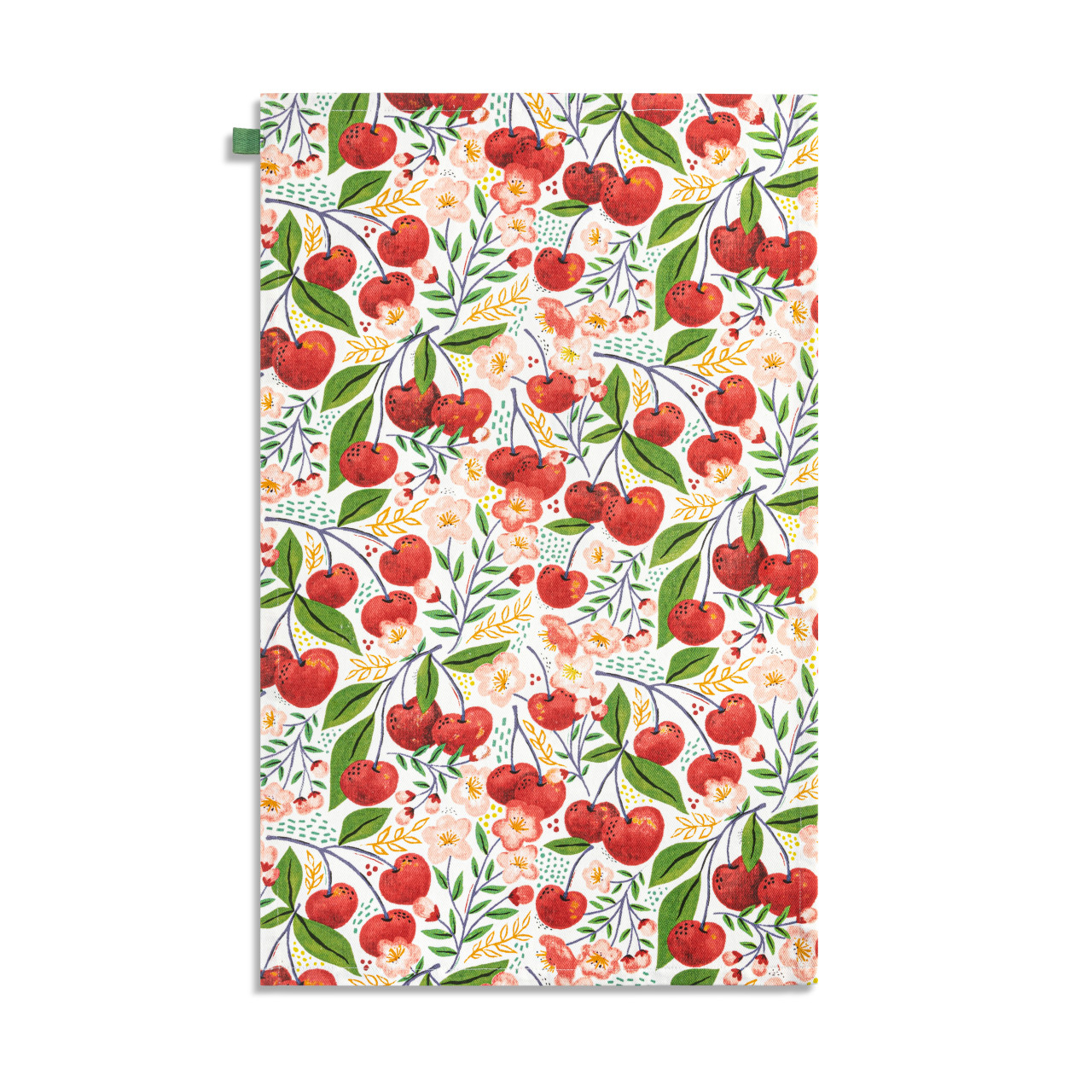 Cherry Cotton Twill Kitchen Towel thumbnail