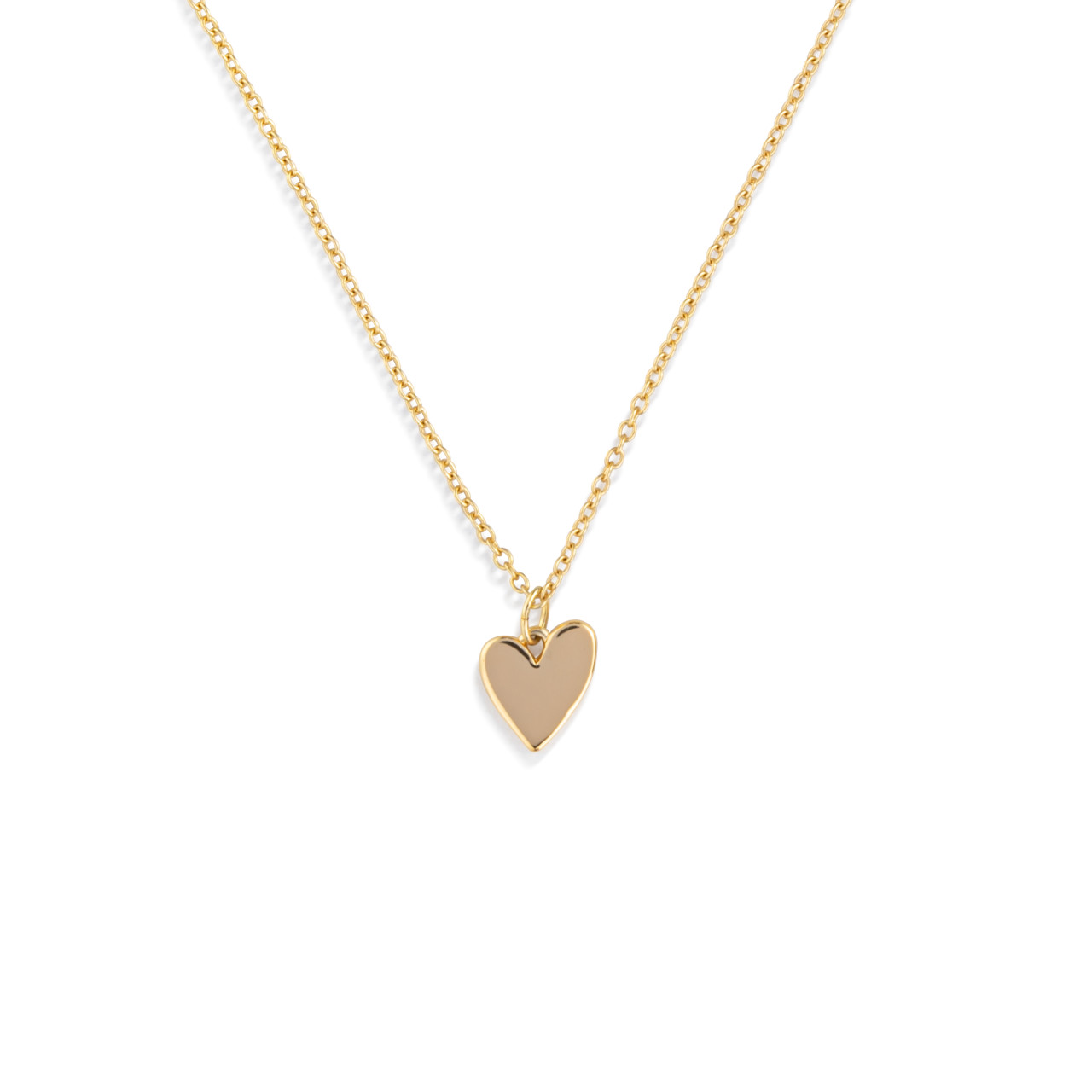 Love You Floral Card & Gold Heart Necklace-16in thumbnail