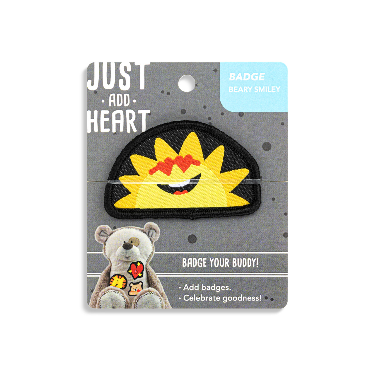 So Beary Smiley Badge - 2in thumbnail