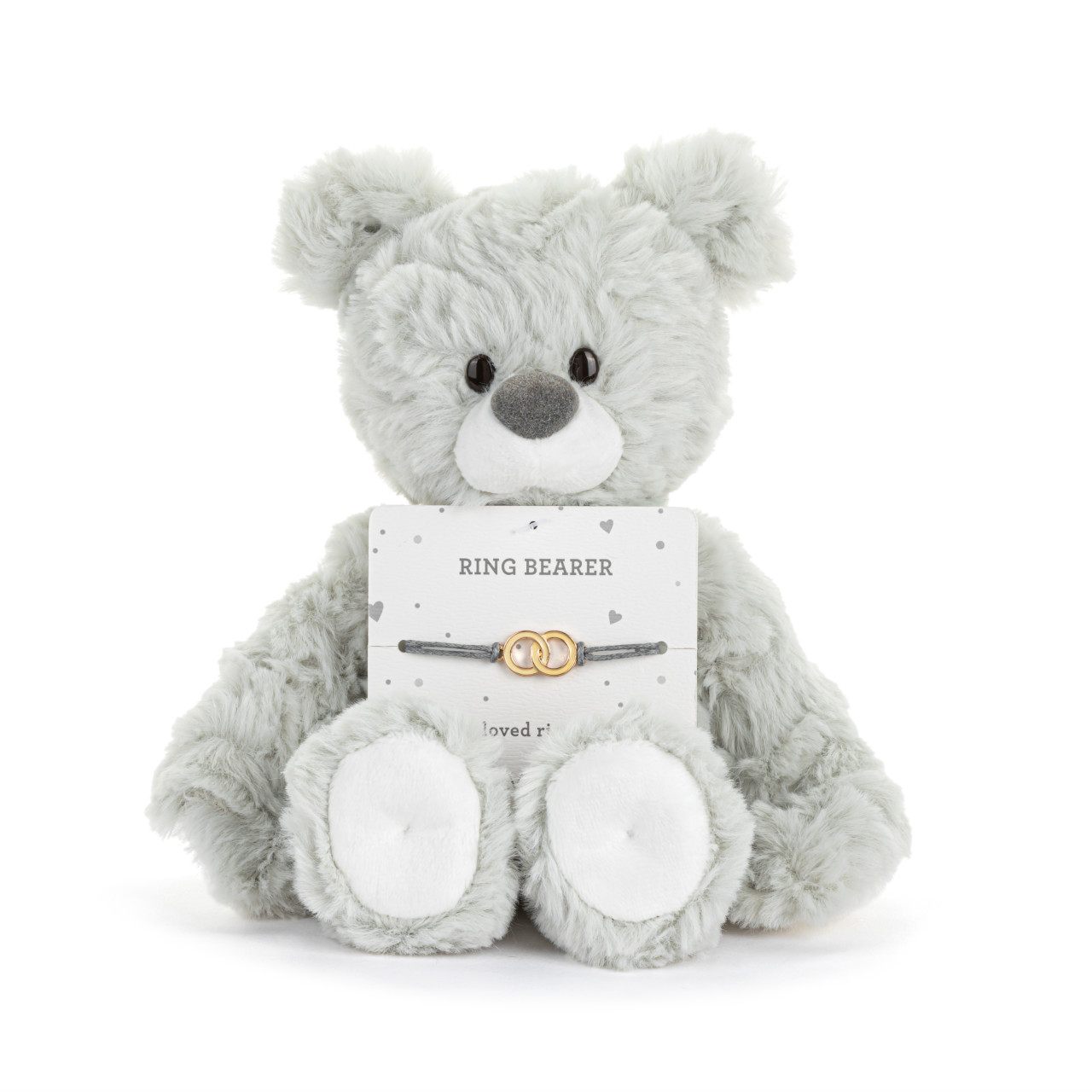Ring Bearer Gray Bear - 6in thumbnail