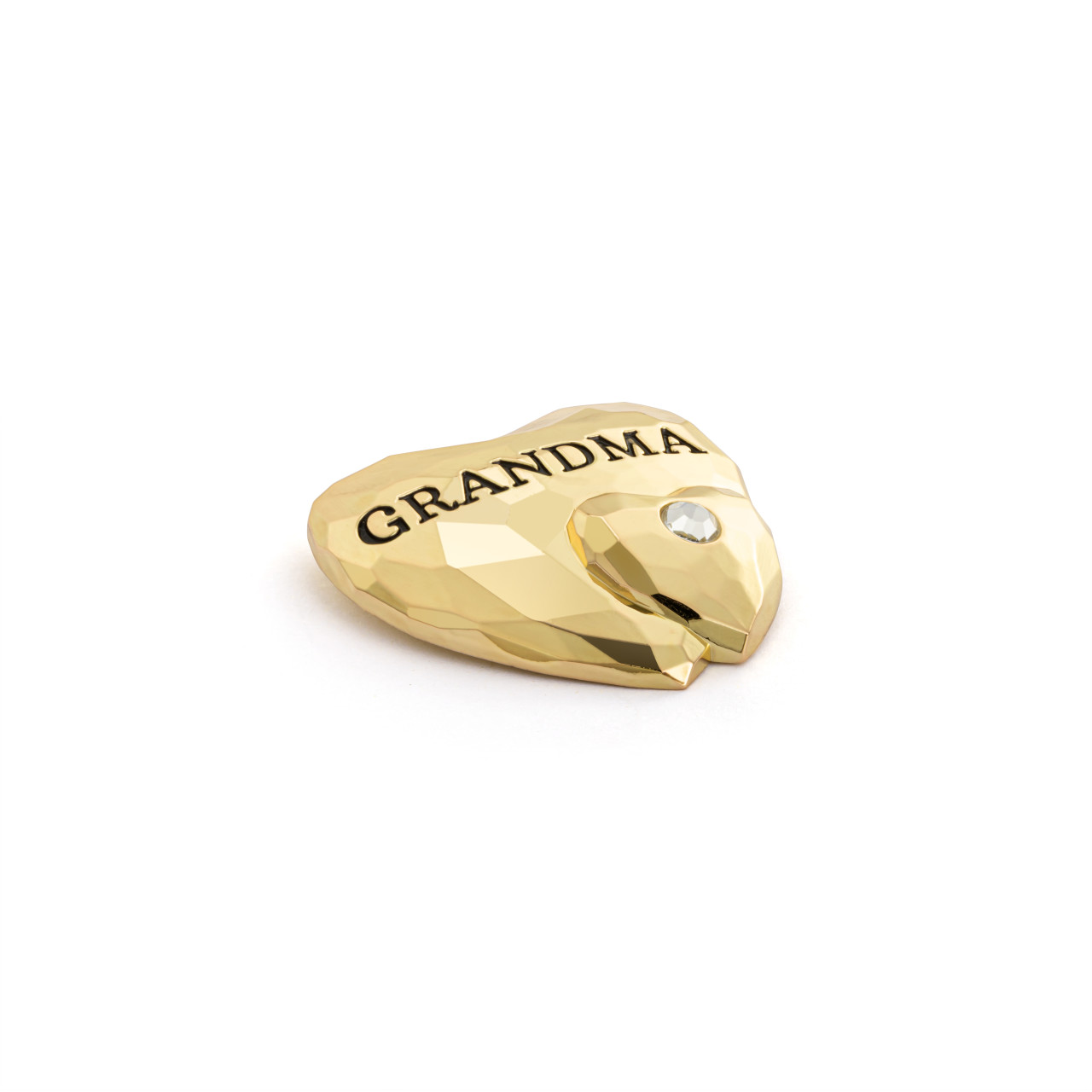 Grandma Double Heart Magnetic Frame Charm - 1.5in thumbnail