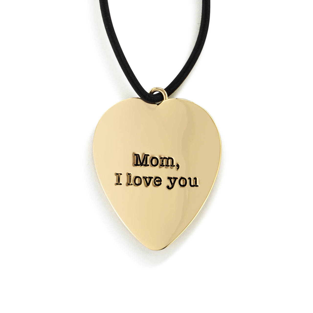 Mom I Love You Heart Vase Tag - 5in thumbnail