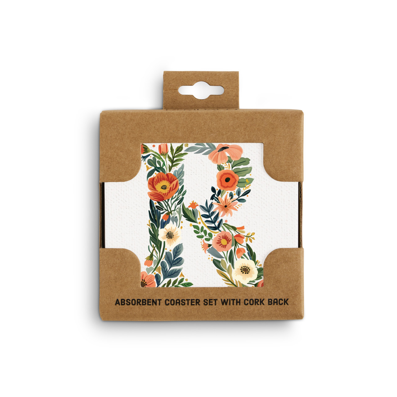 R Monogram Coasters - Set of 4 thumbnail