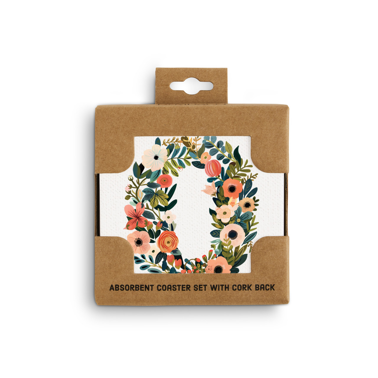 O Monogram Coasters - Set of 4 thumbnail