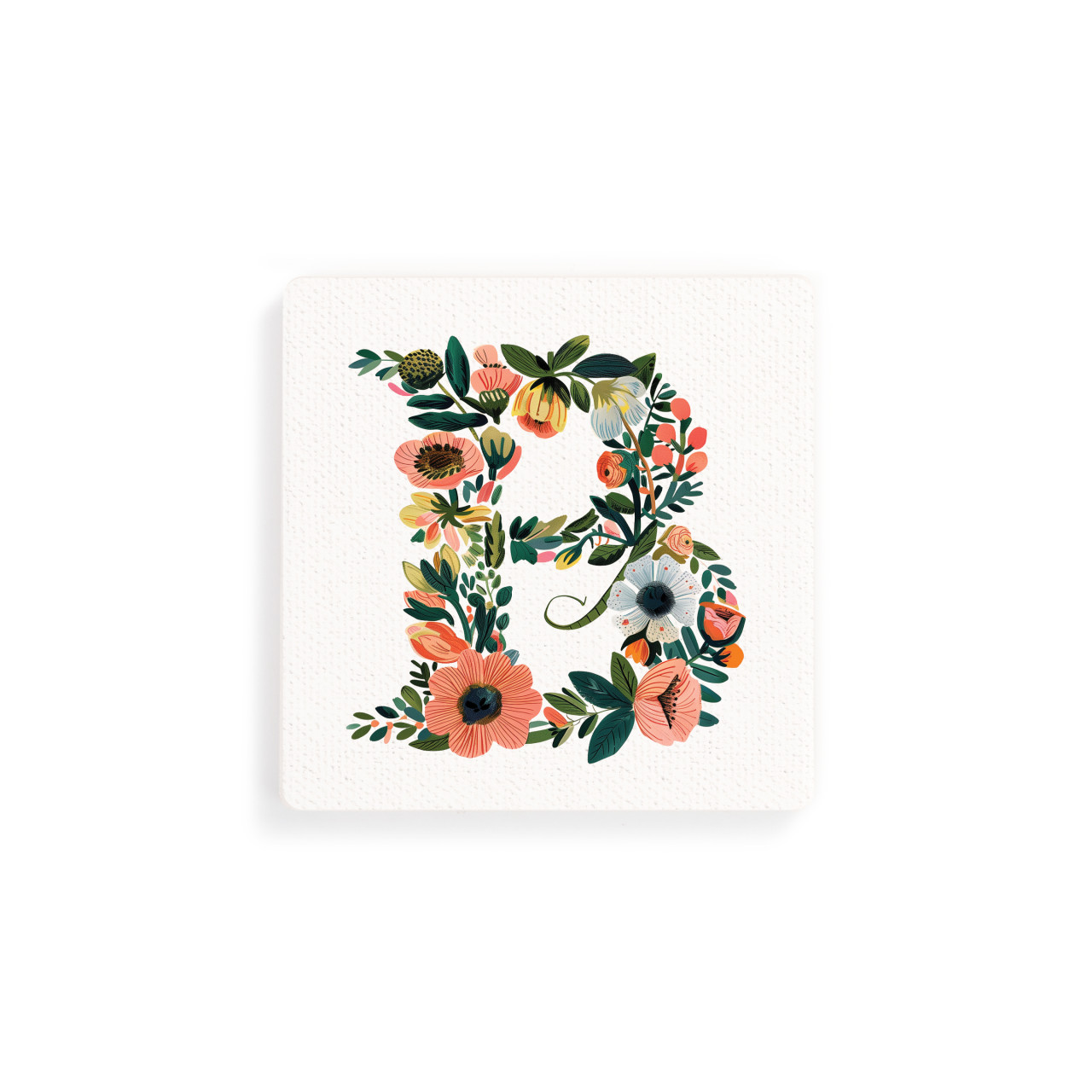 B Monogram Coasters - Set of 4 thumbnail