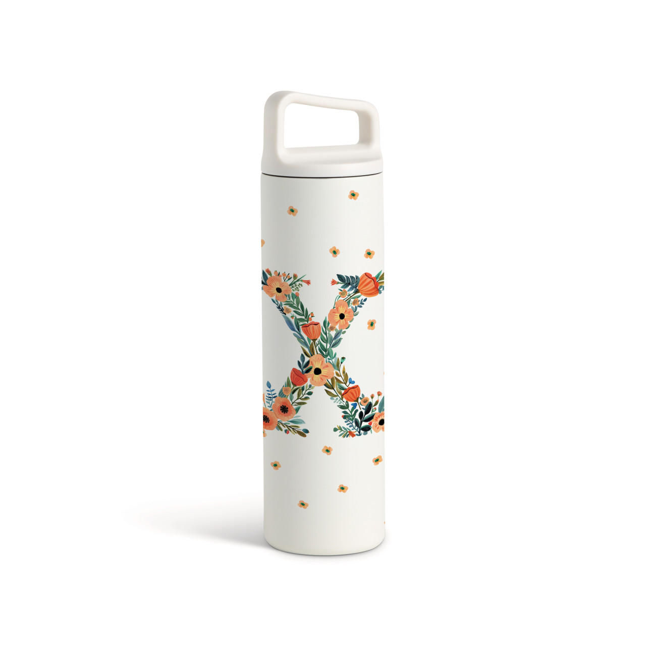 X Monogram Water Bottle - White 20oz thumbnail