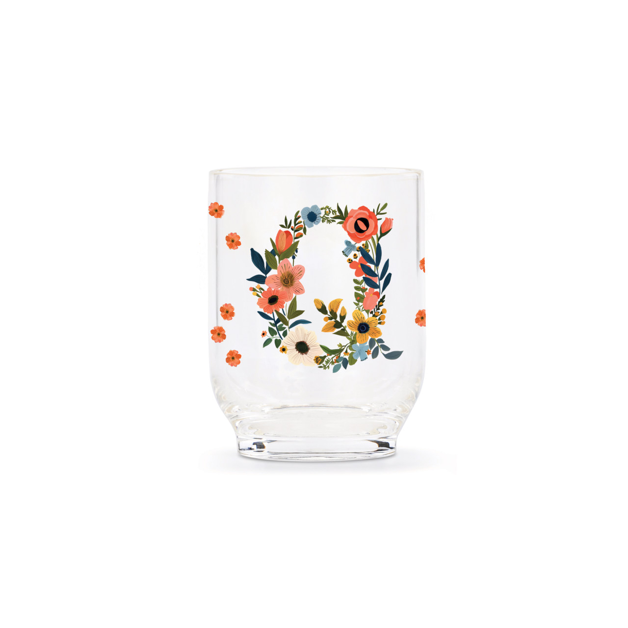 Q Monogram Acrylic Tumbler - 14 oz. thumbnail
