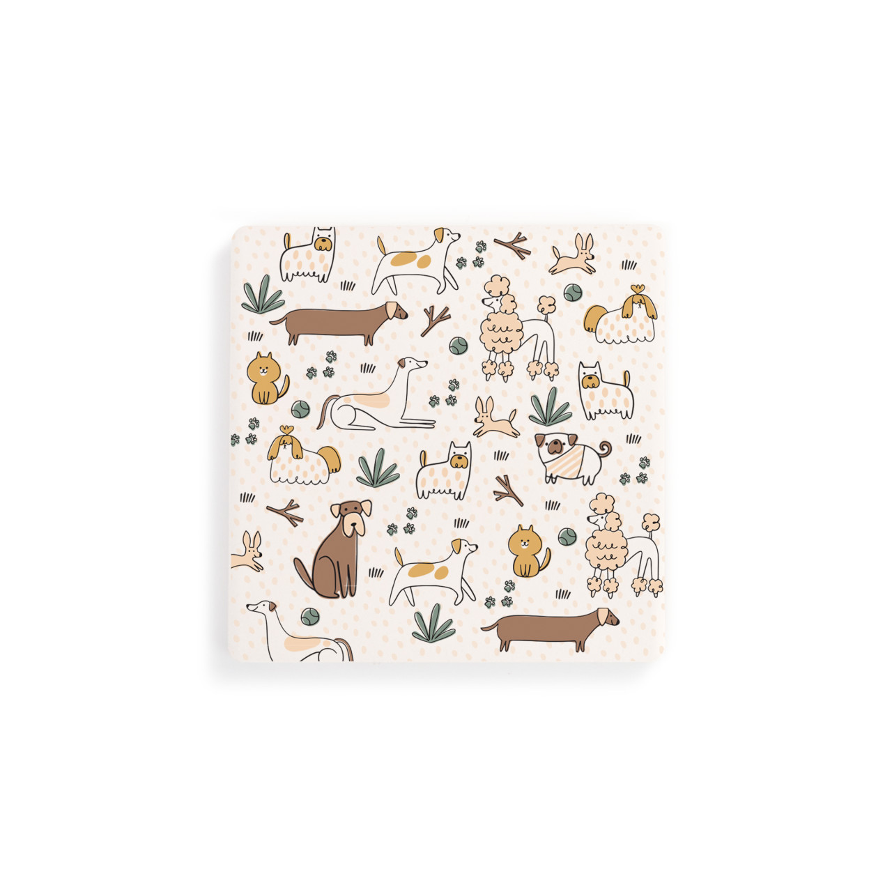 Dogs Coasters - Set of 4 thumbnail