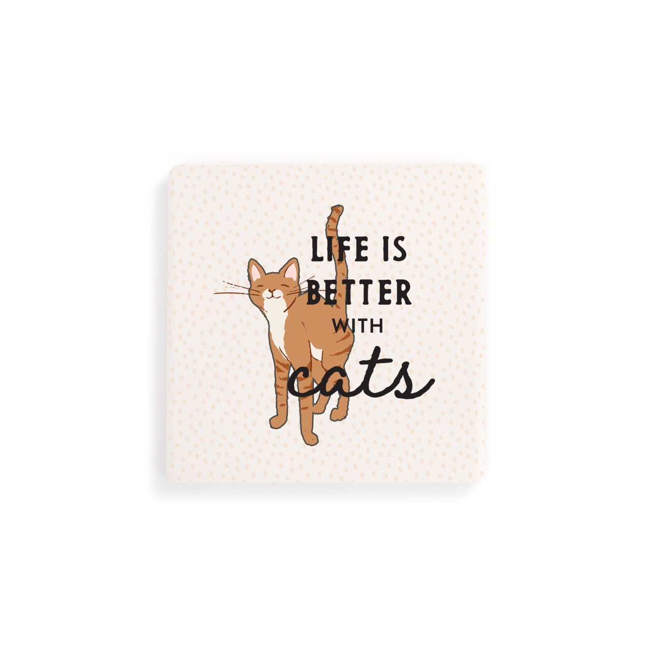 Tabby Cat Coasters - Set of 4 thumbnail