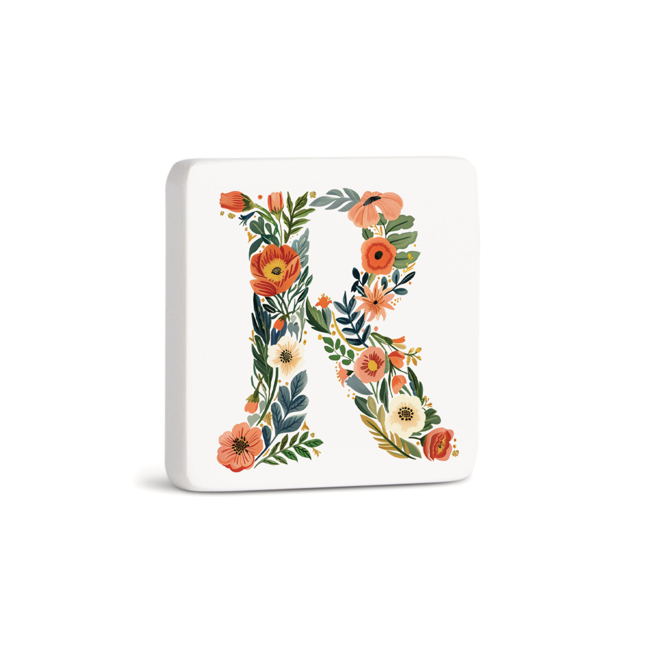 R Monogram Magnet - Bone thumbnail