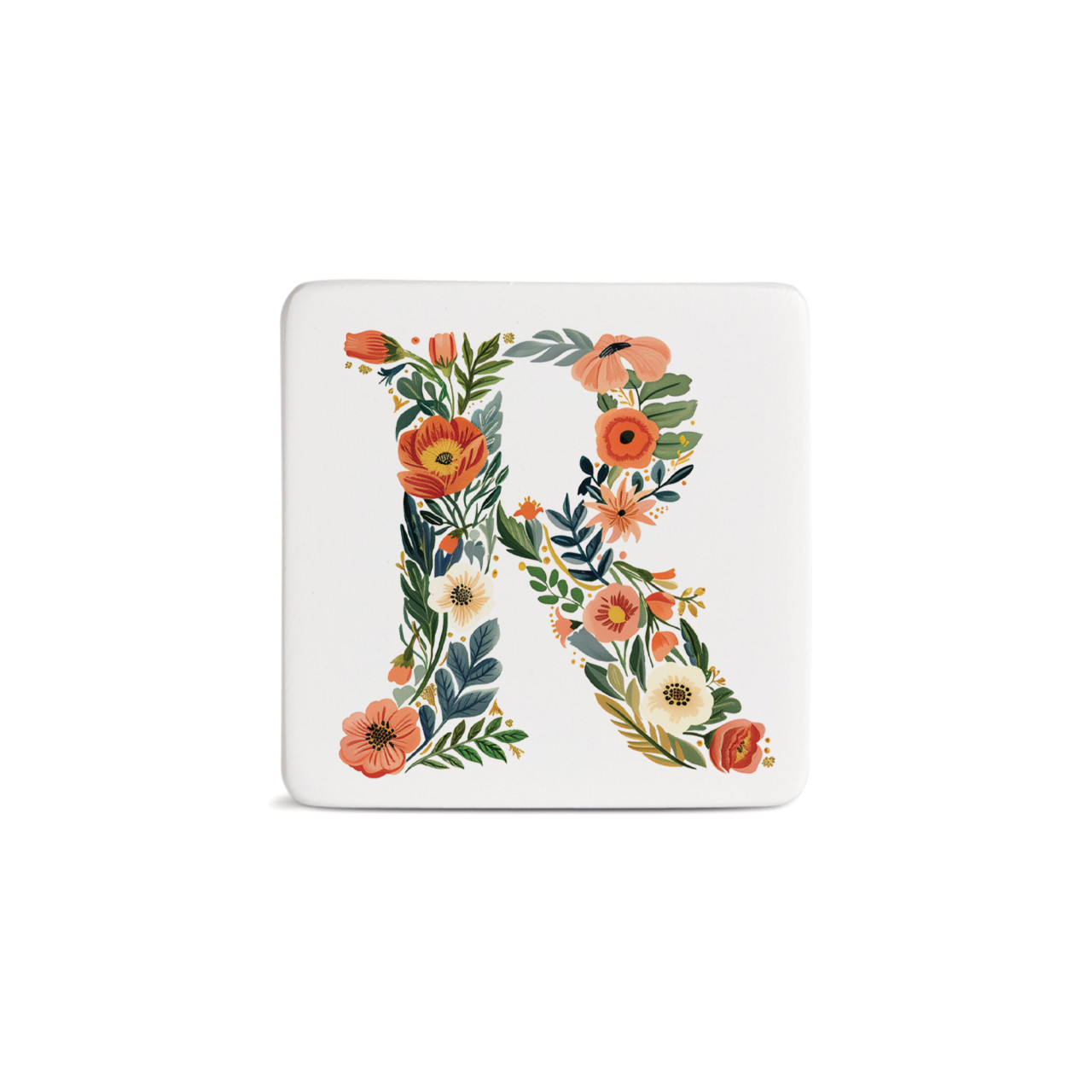 R Monogram Magnet - Bone thumbnail