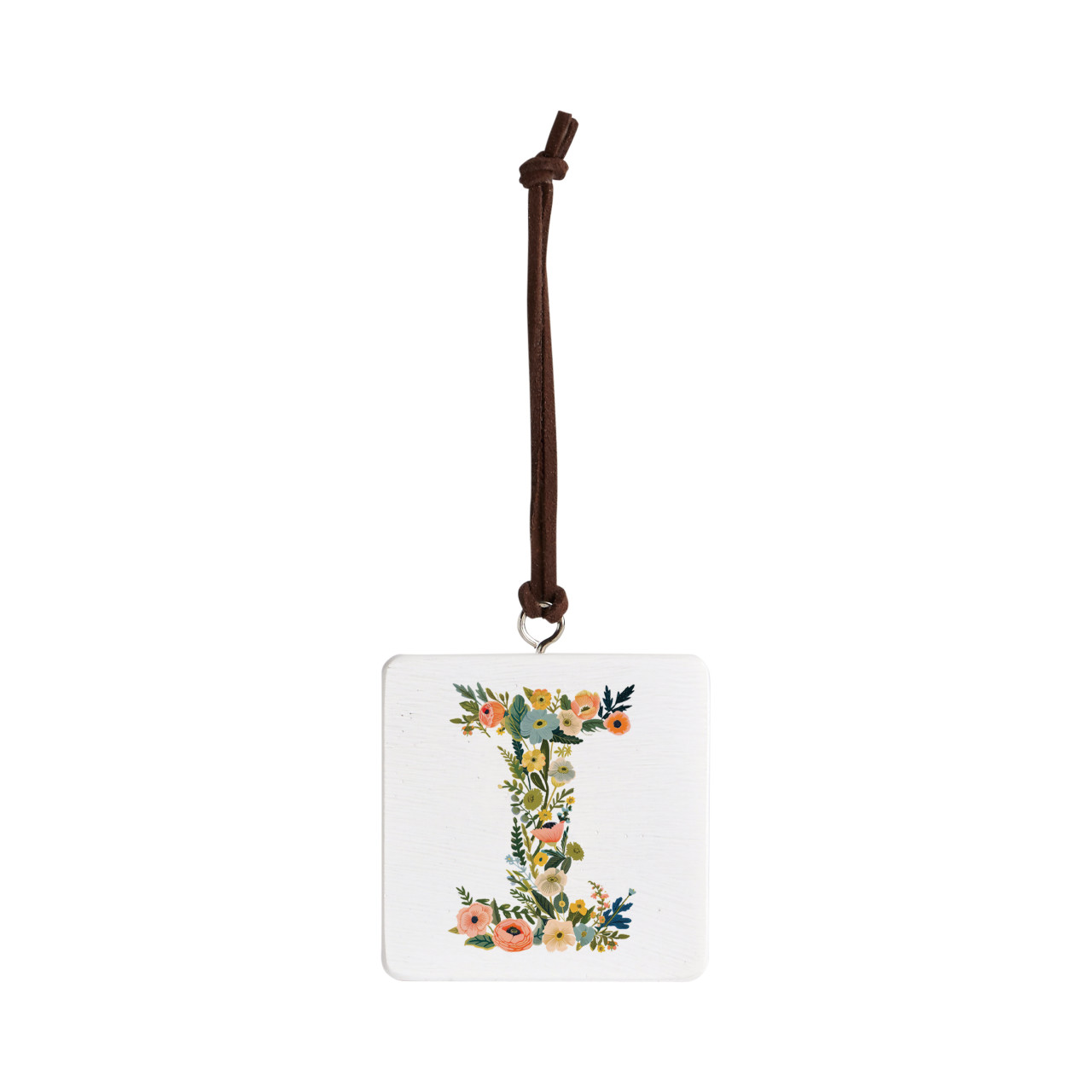 I Monogram Ornament - Bone thumbnail
