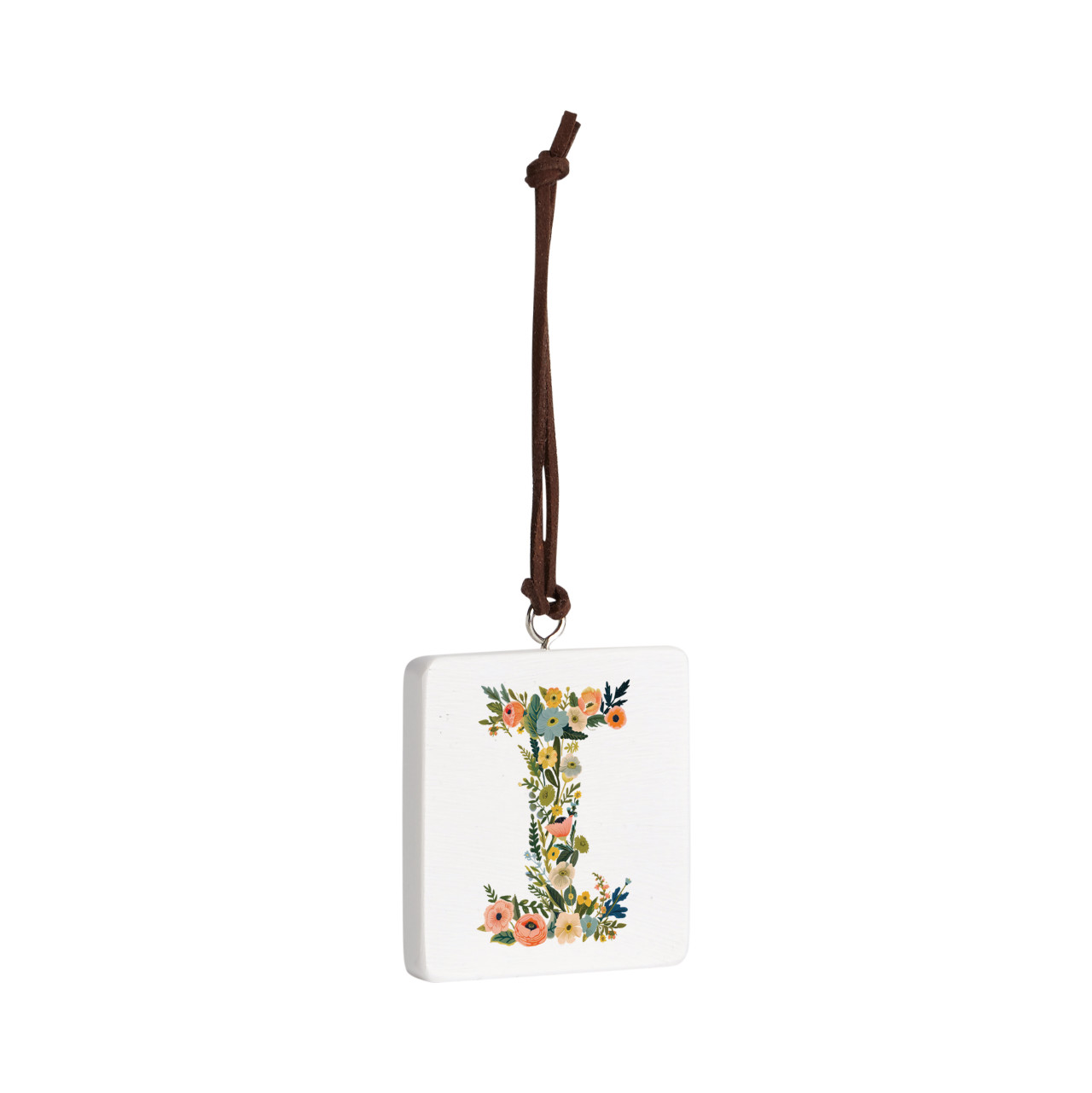 I Monogram Ornament - Bone thumbnail