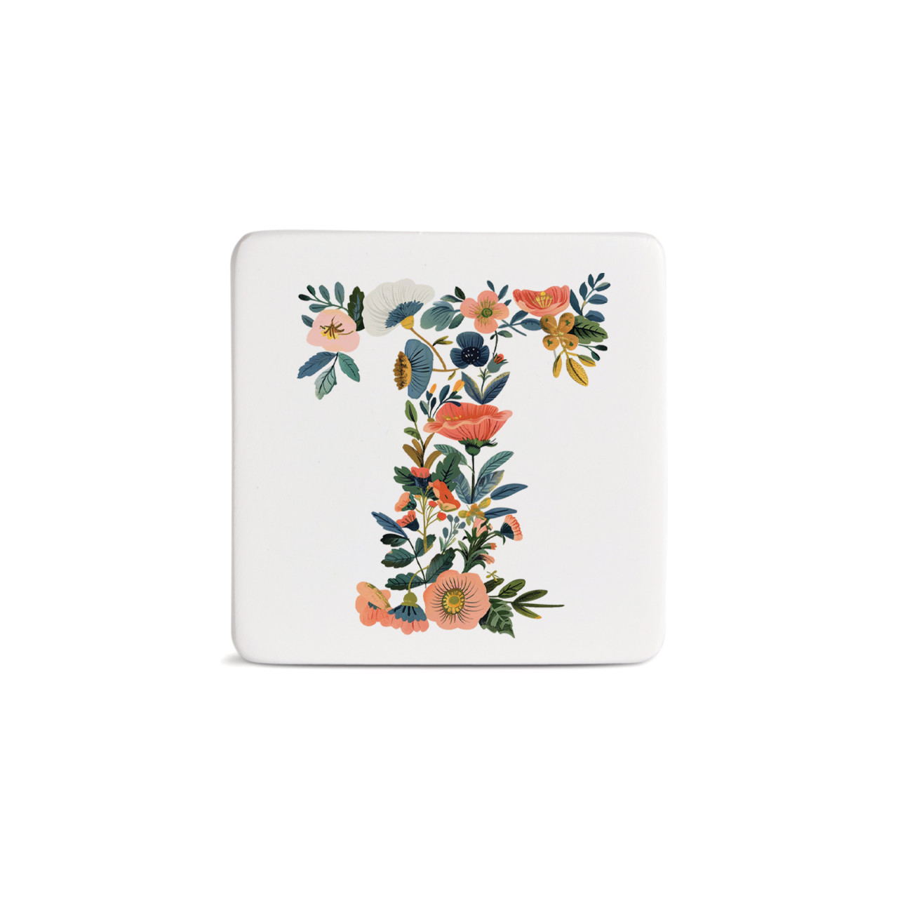 T Monogram Magnet - Bone thumbnail