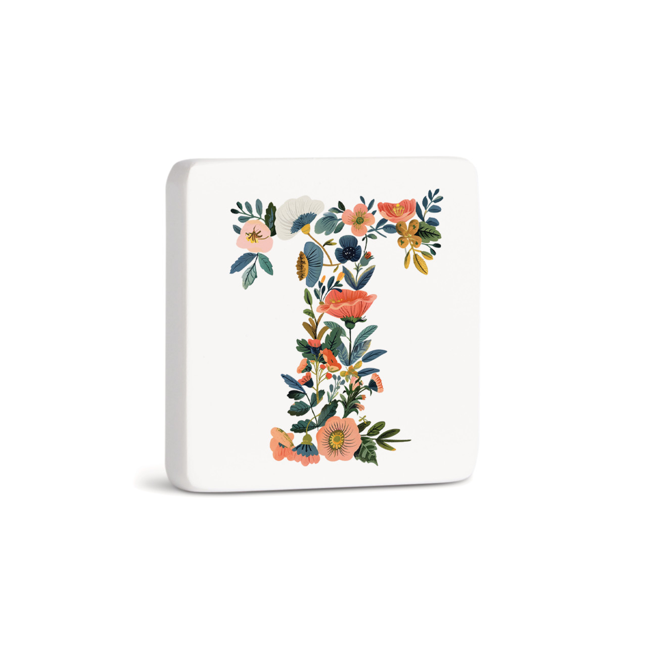 T Monogram Magnet - Bone thumbnail