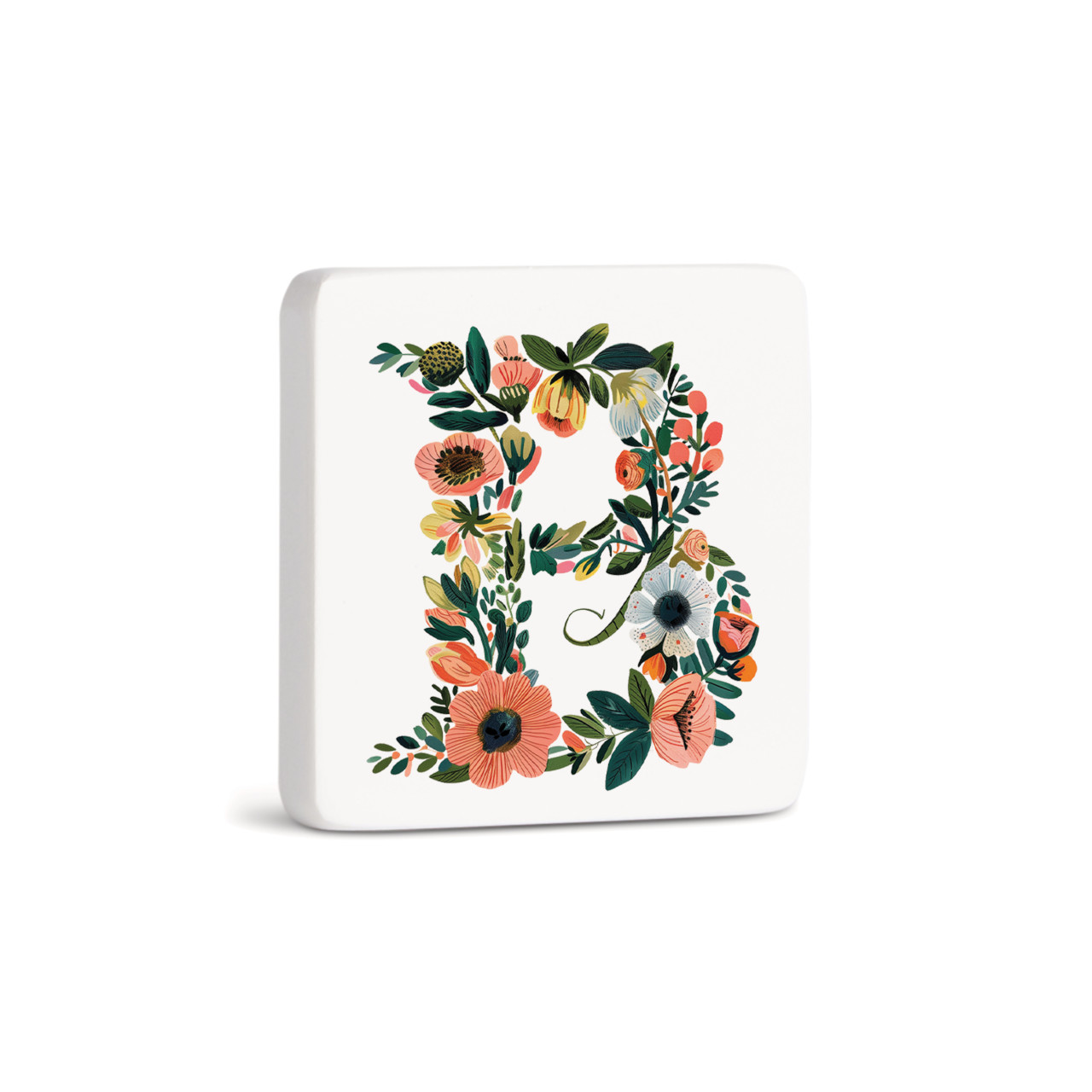 B Monogram Magnet - Bone thumbnail