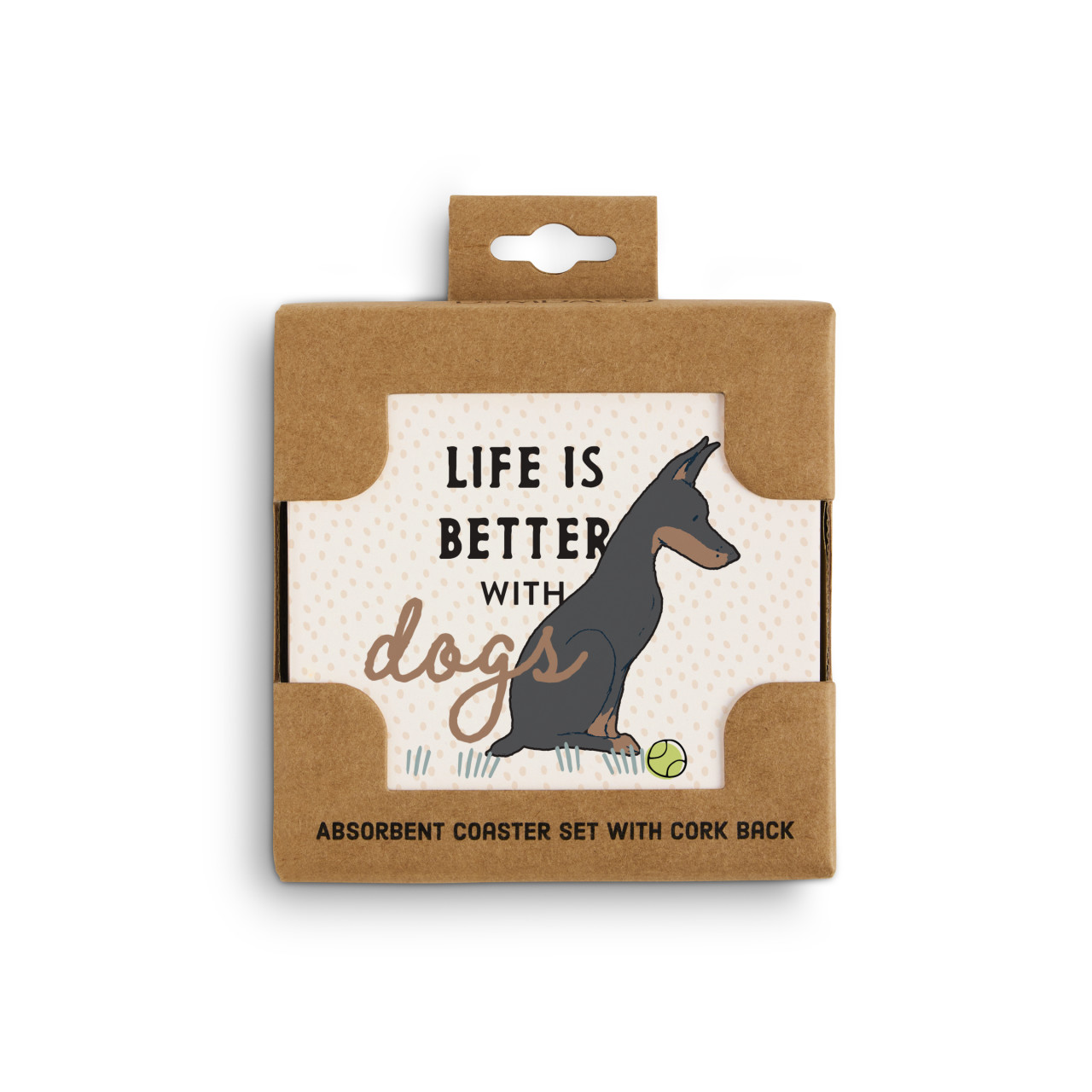 Dobermann Dog Coasters - Set of 4 thumbnail