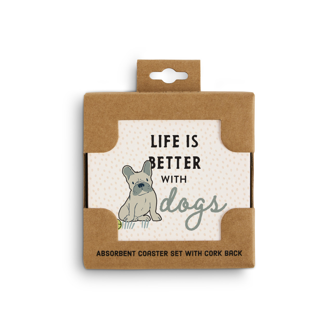 French Bulldog Dog Coasters - Set of 4 thumbnail