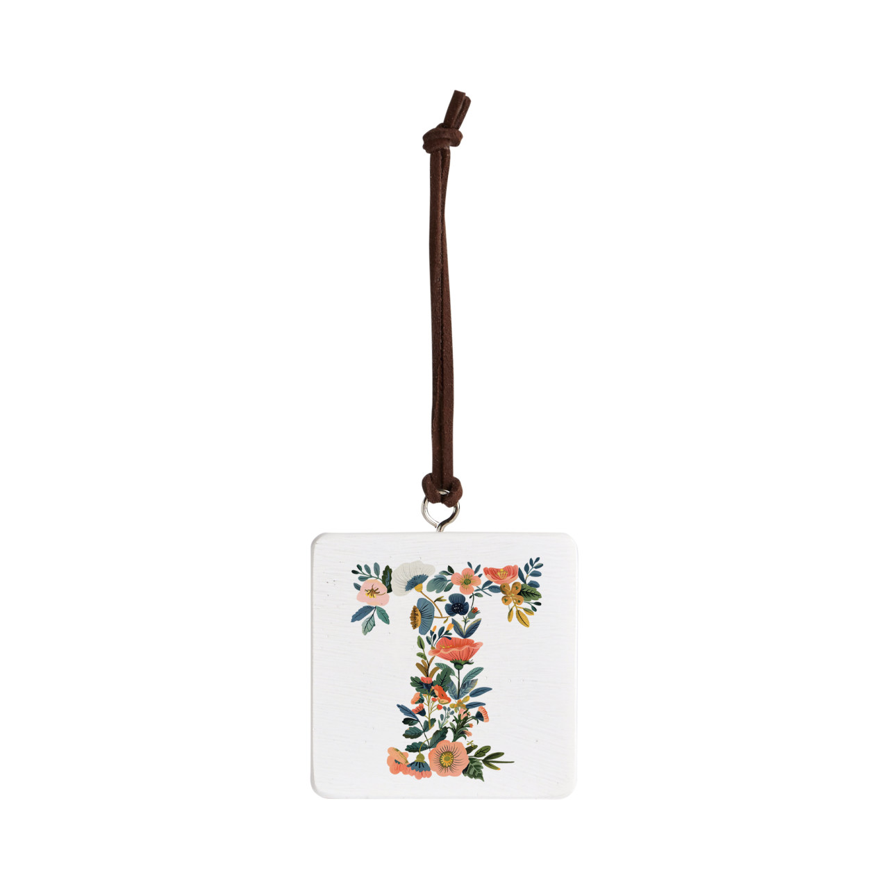 T Monogram Ornament - Bone thumbnail
