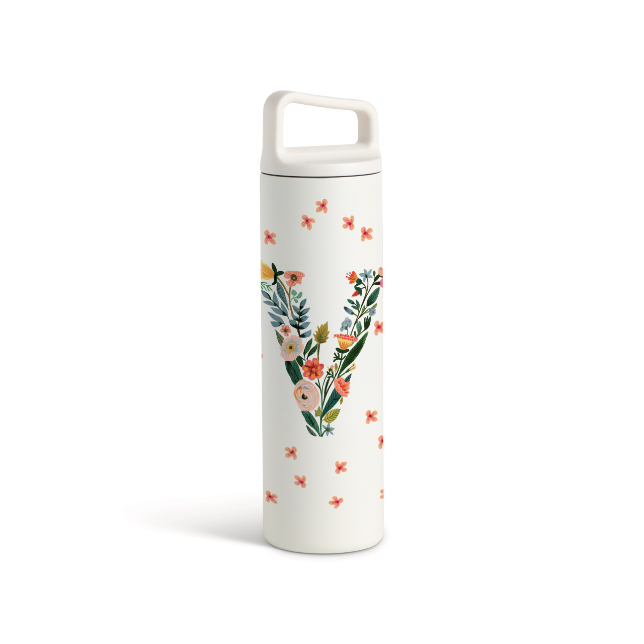 V Monogram Water Bottle - White 20oz thumbnail