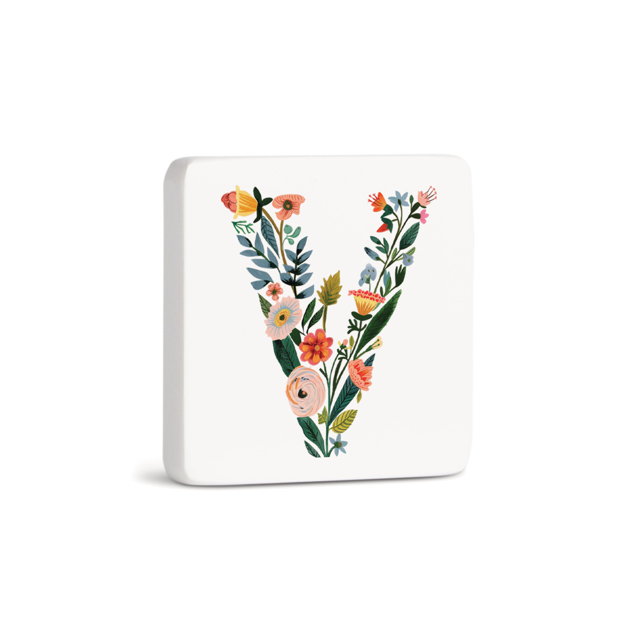 V Monogram Magnet - Bone thumbnail