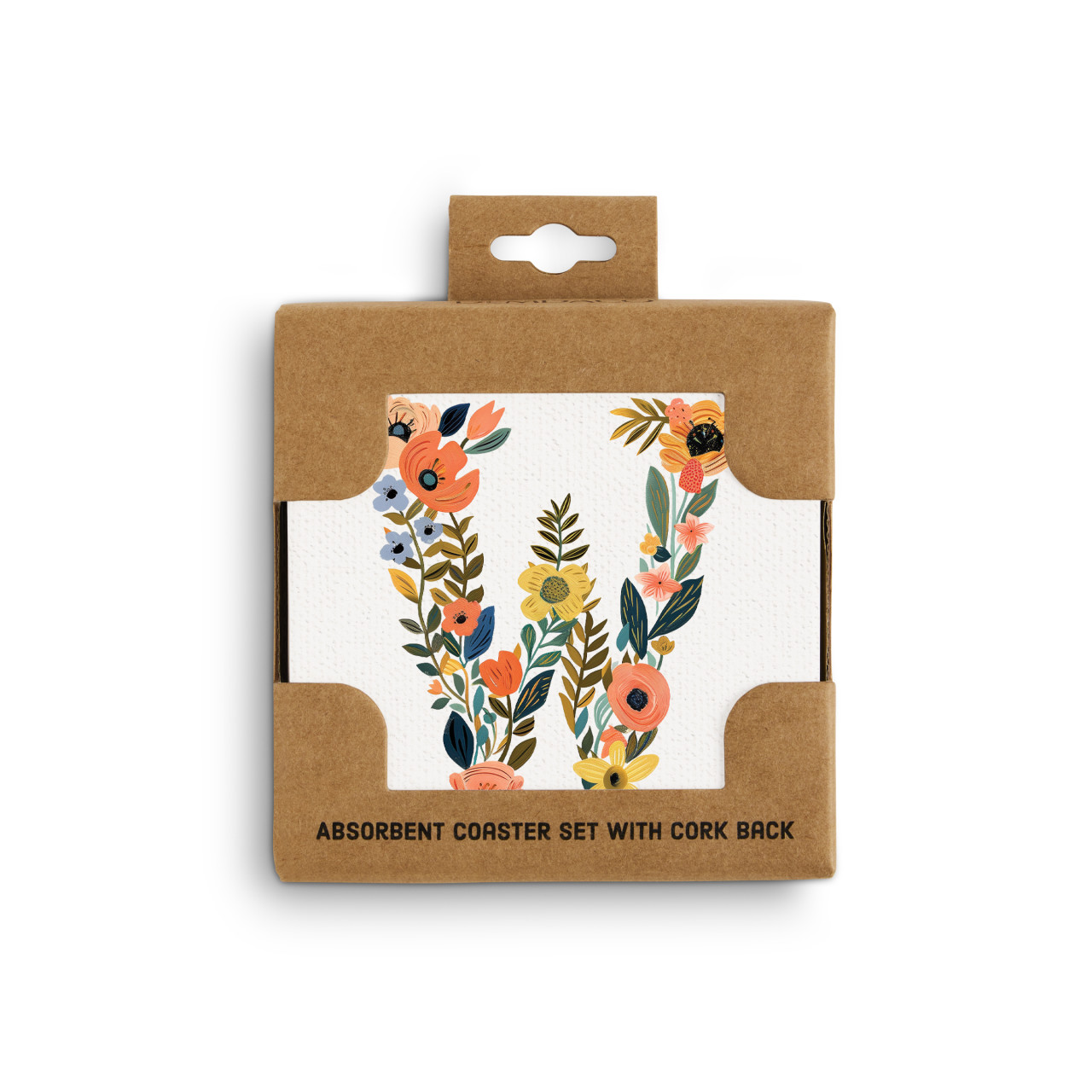 W Monogram Coasters - Set of 4 thumbnail