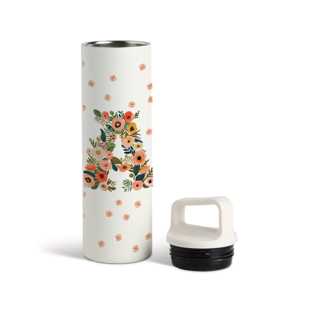 A Monogram Water Bottle - White 20oz thumbnail