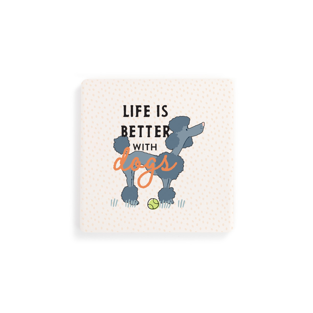 Poodle Dog Coasters - Set of 4 thumbnail