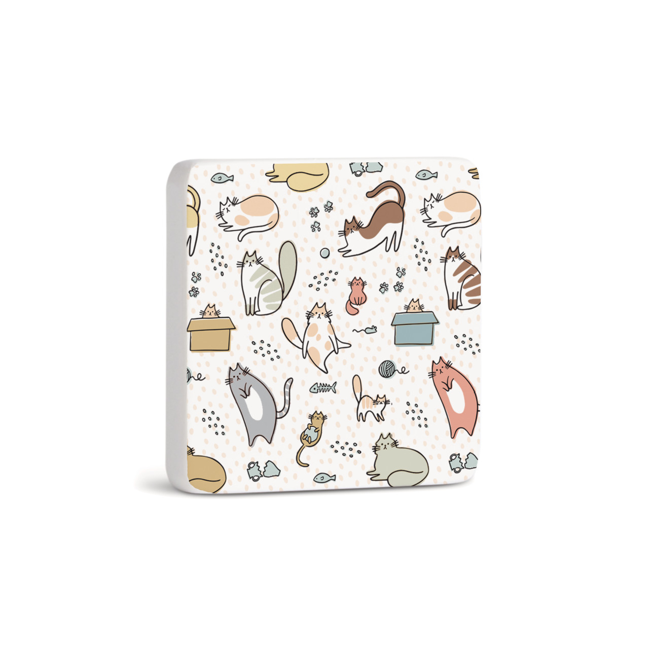 Cats Magnet - Bone thumbnail