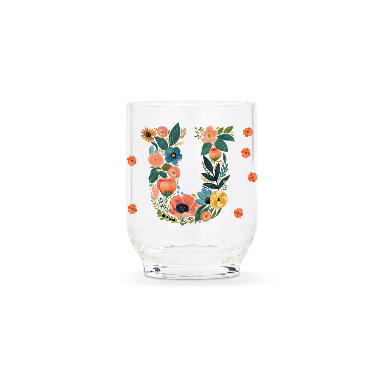 U Monogram Acrylic Tumbler - 14 oz. thumbnail