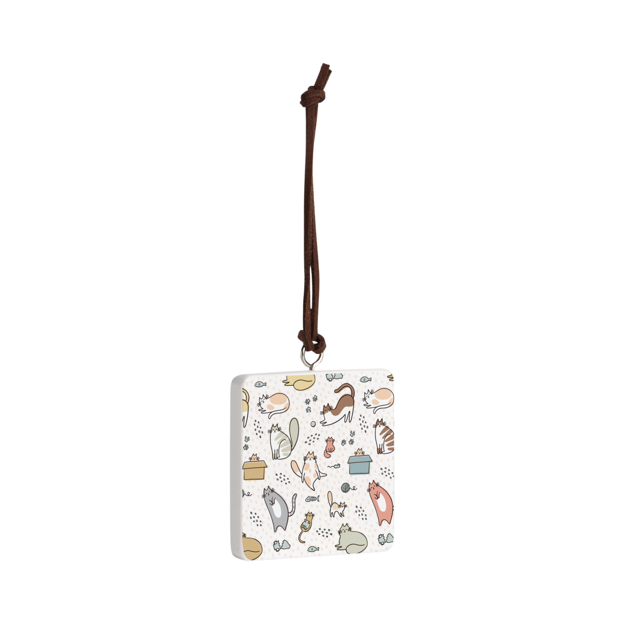 Cats Ornament - Bone thumbnail