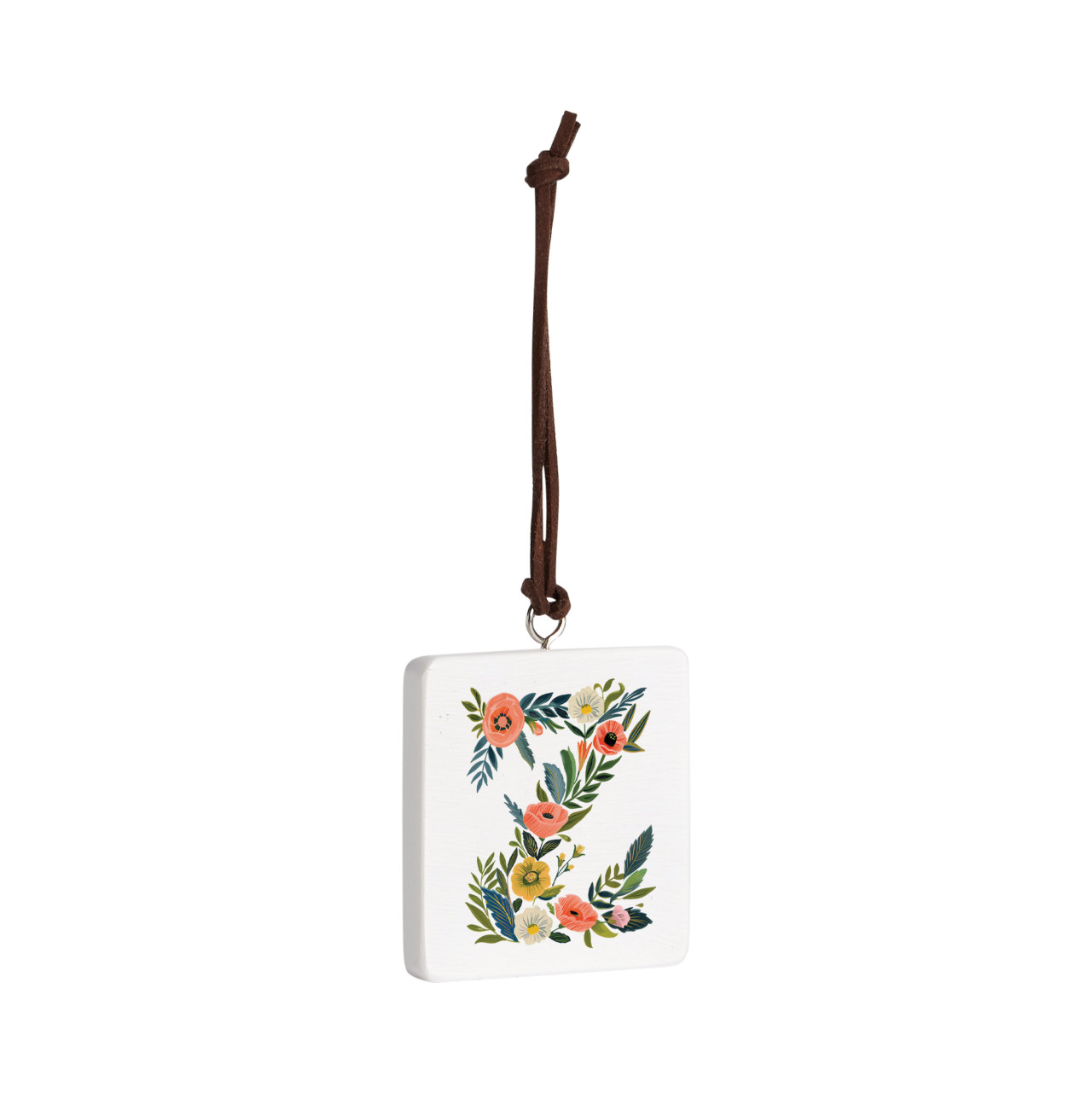 Z Monogram Ornament - Bone thumbnail