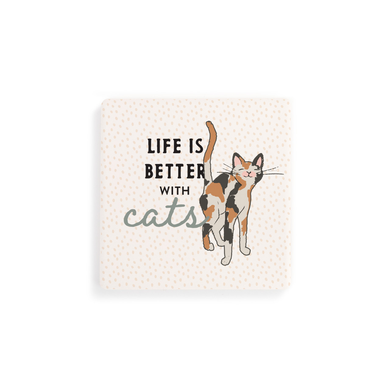 Calico Cat Coasters - Set of 4 thumbnail