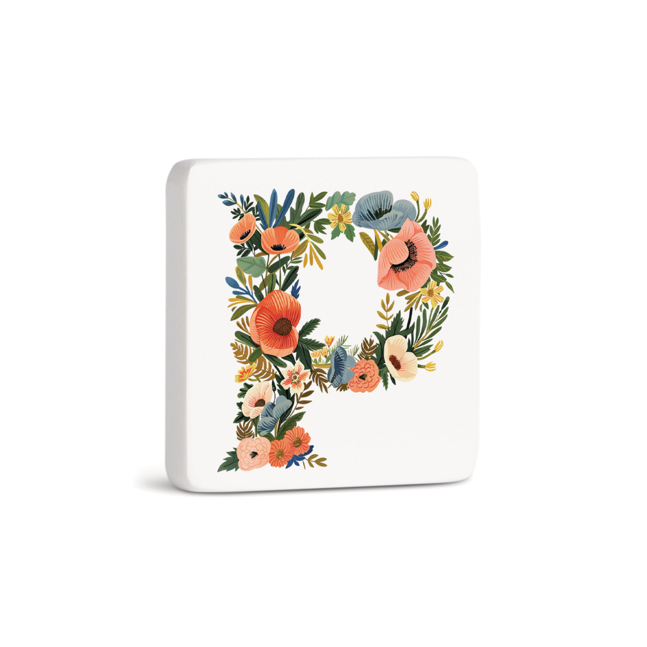P Monogram Magnet - Bone thumbnail