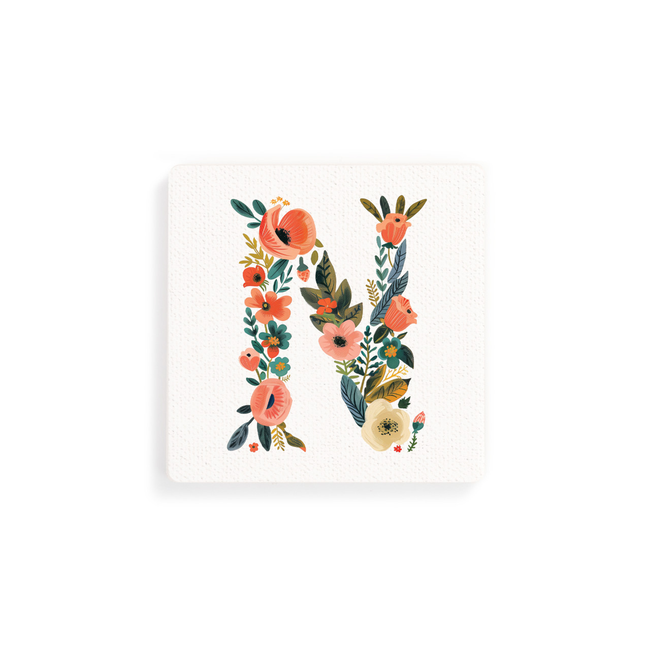 N Monogram Coasters - Set of 4 thumbnail