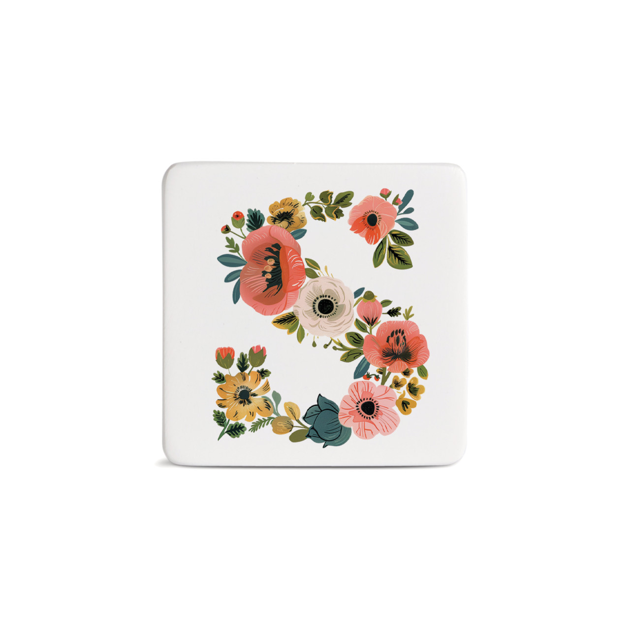 S Monogram Magnet - Bone thumbnail