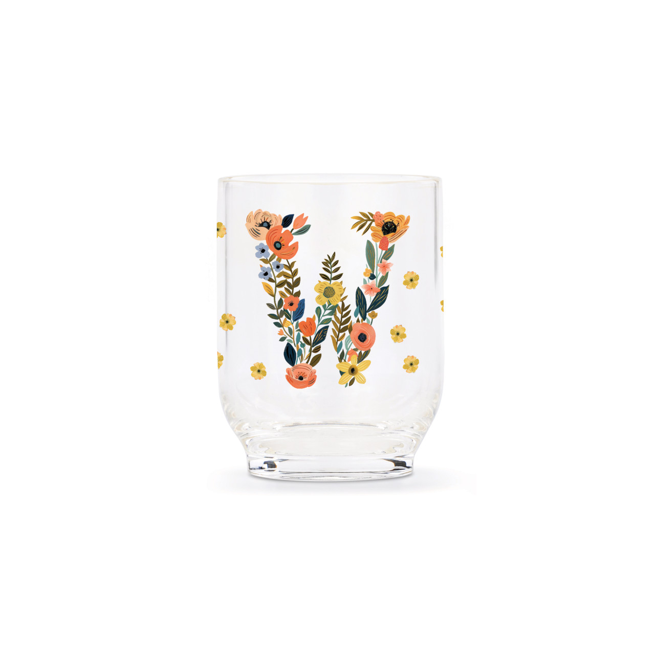 W Monogram Acrylic Tumbler - 14 oz. thumbnail
