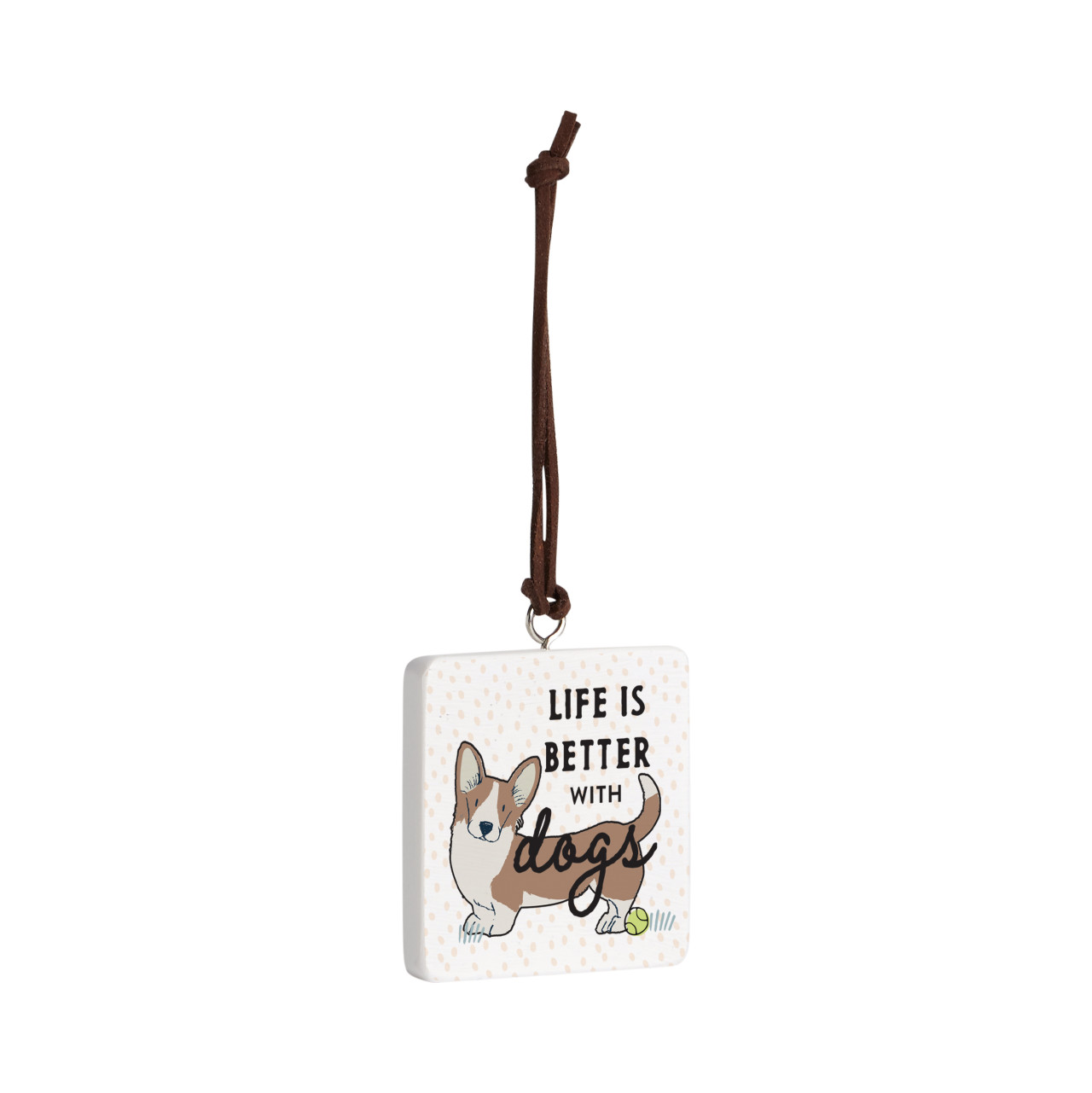 Corgi Dog Ornament - Bone thumbnail