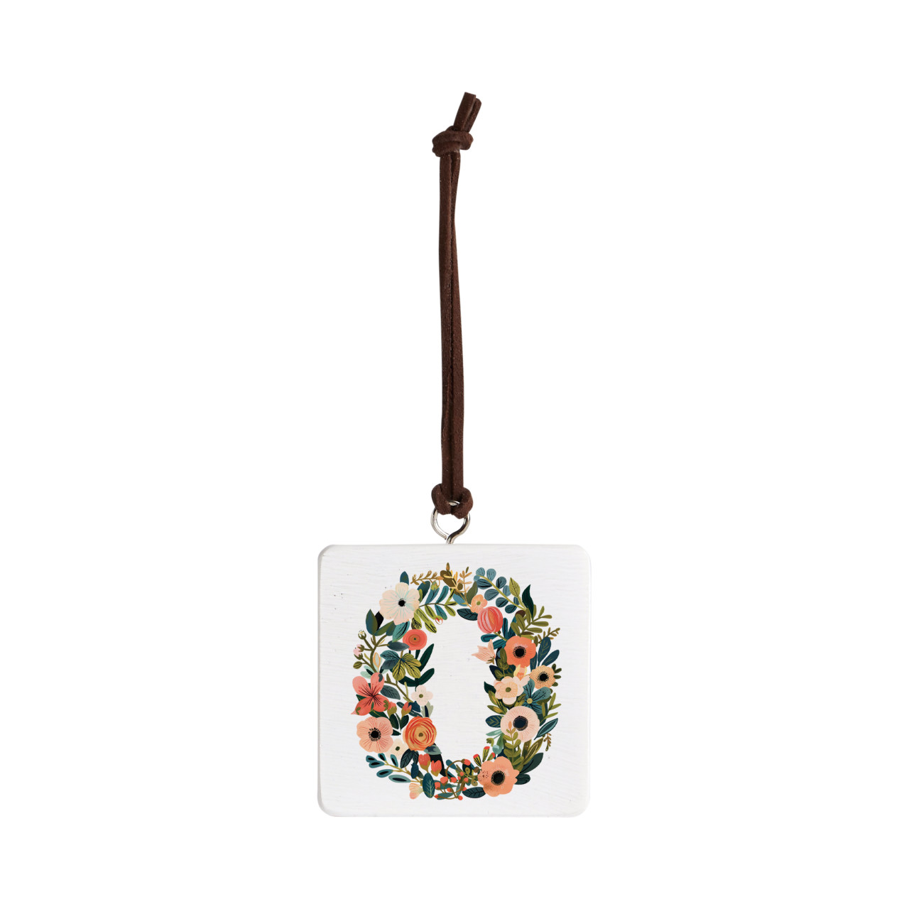 O Monogram Ornament - Bone thumbnail