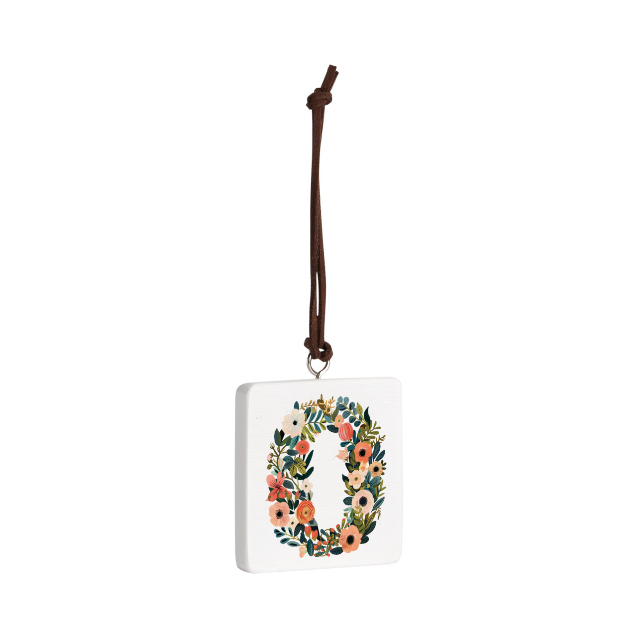O Monogram Ornament - Bone thumbnail
