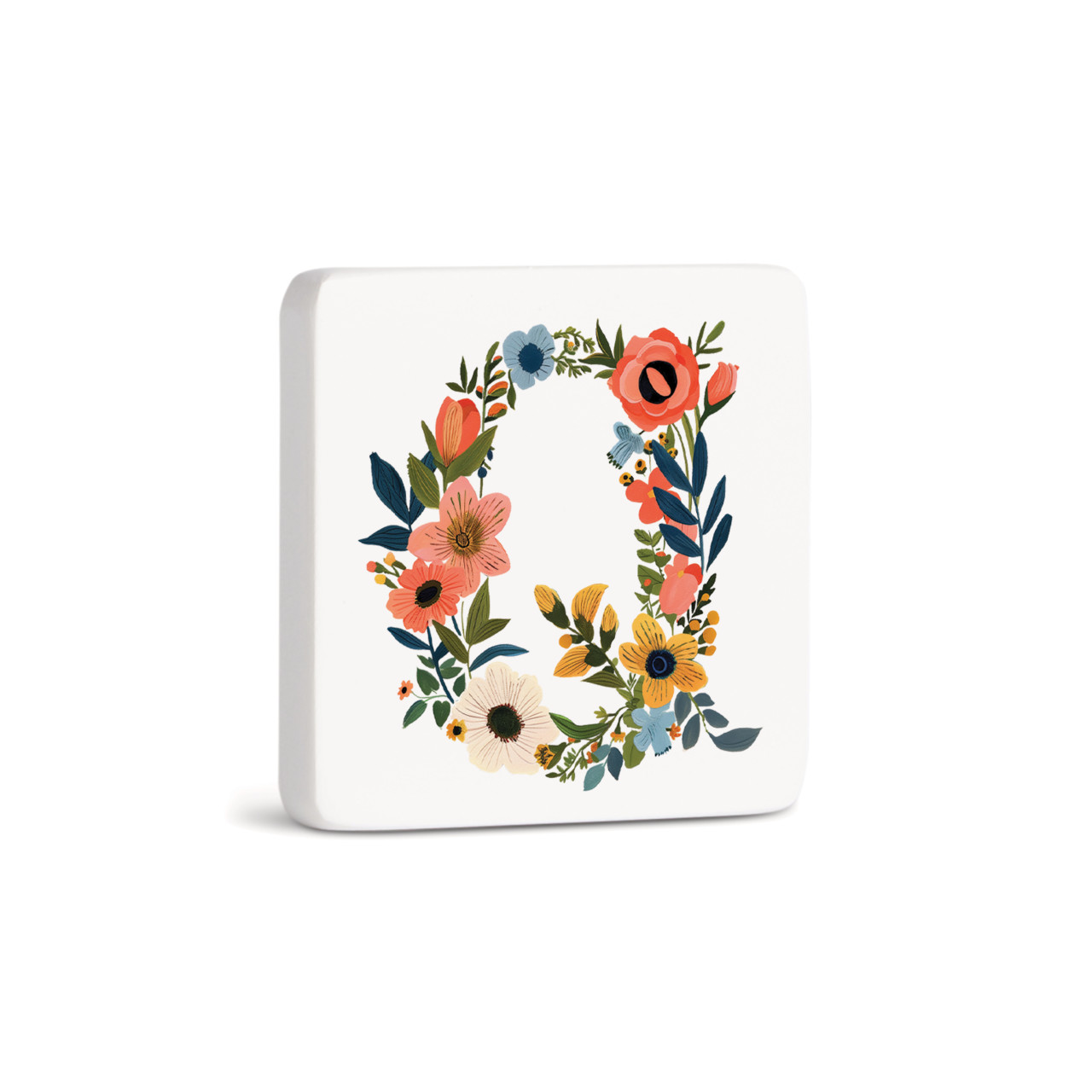 Q Monogram Magnet - Bone thumbnail