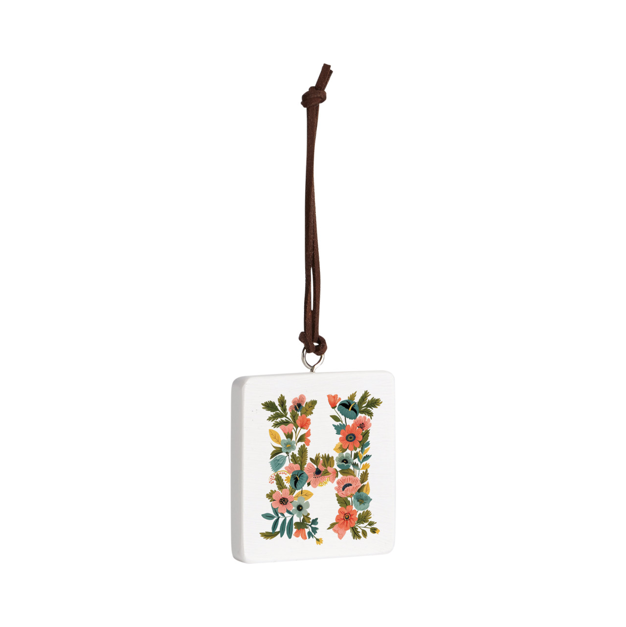 H Monogram Ornament - Bone thumbnail