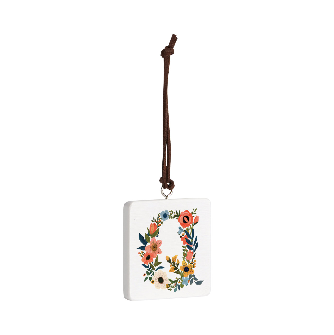 Q Monogram Ornament - Bone thumbnail