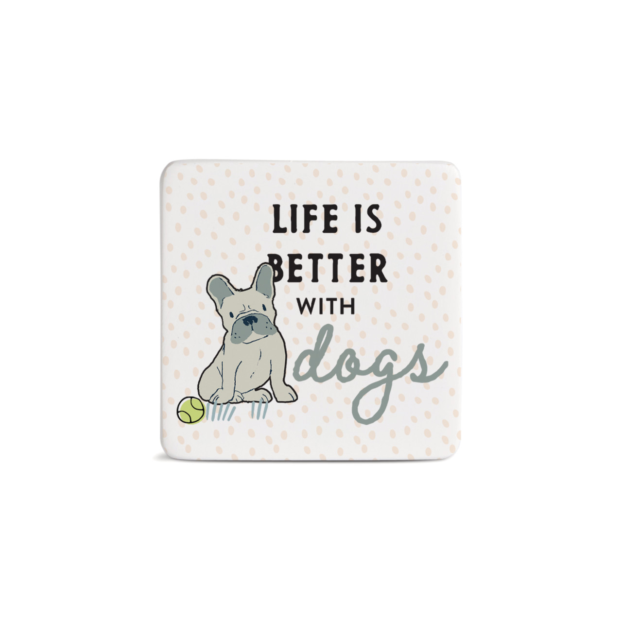 French Bulldog Dog Magnet - Bone thumbnail