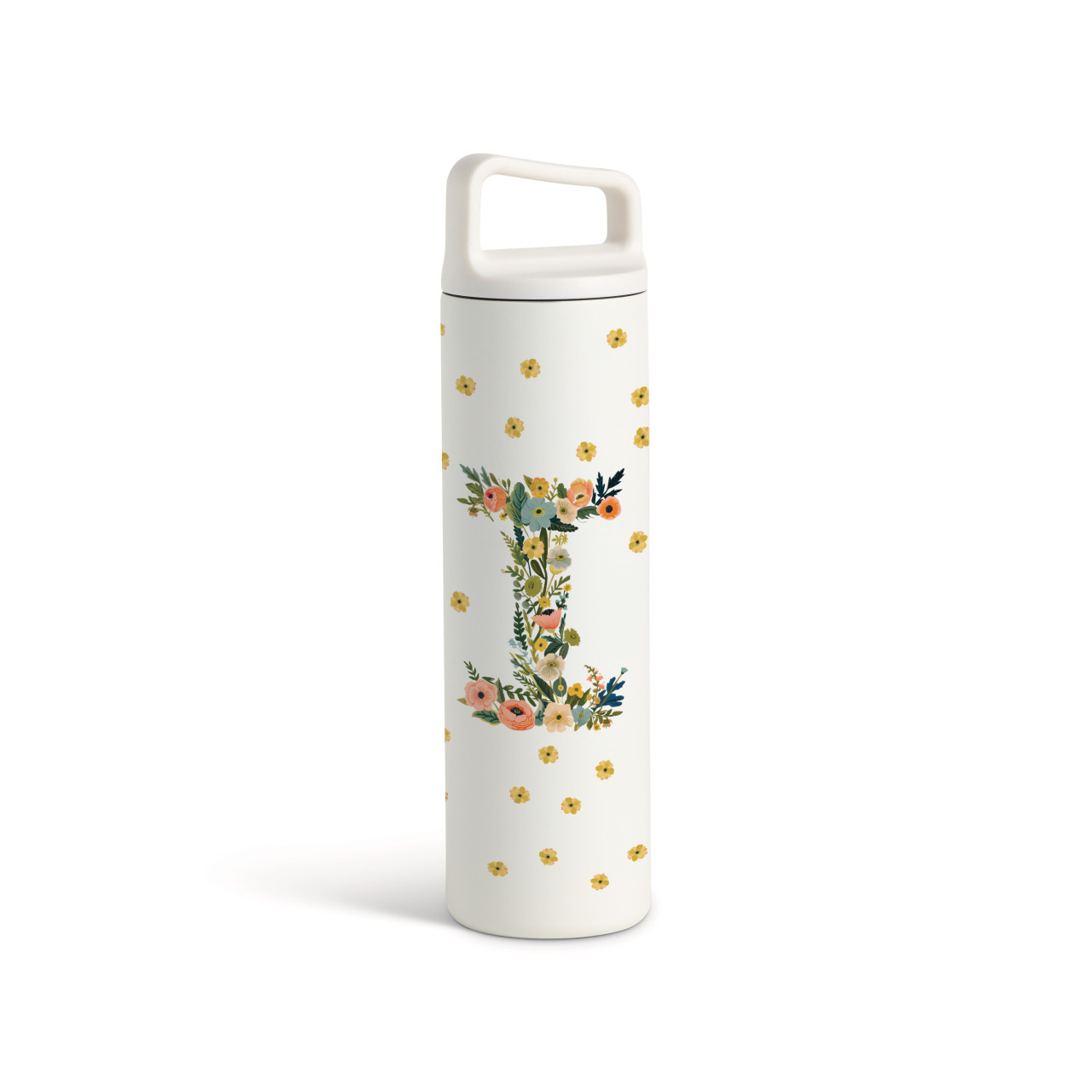 I Monogram Water Bottle - White 20oz thumbnail