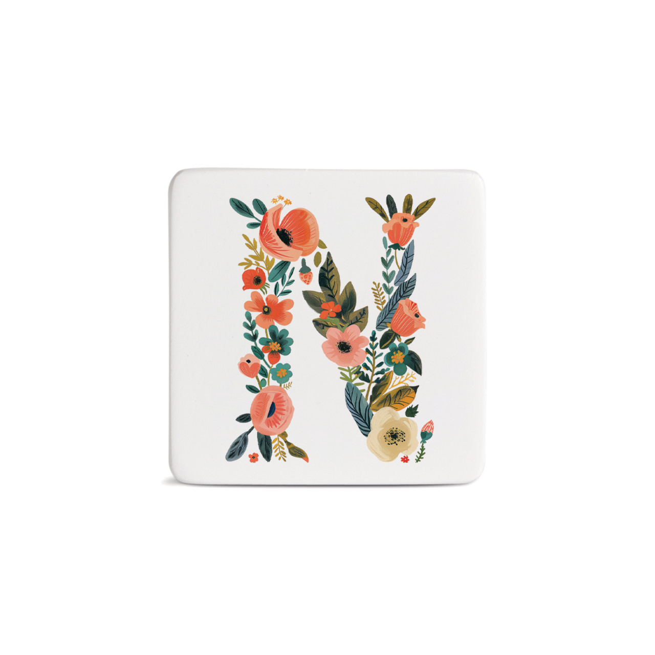 N Monogram Magnet - Bone thumbnail