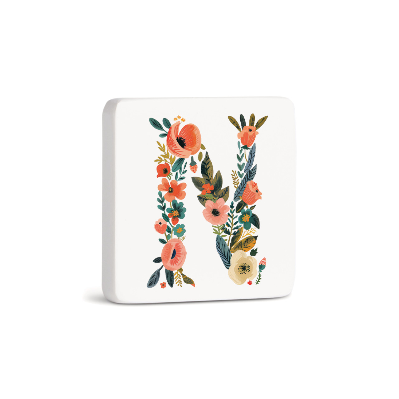 N Monogram Magnet - Bone thumbnail