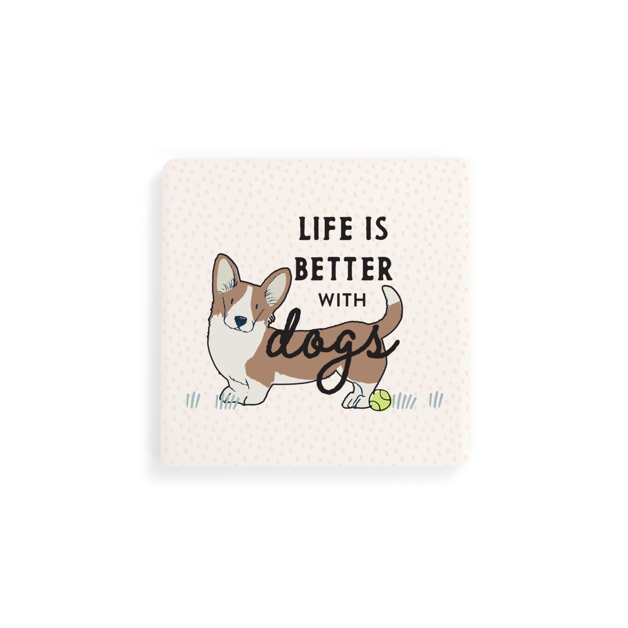 Corgi Dog Coasters - Set of 4 thumbnail