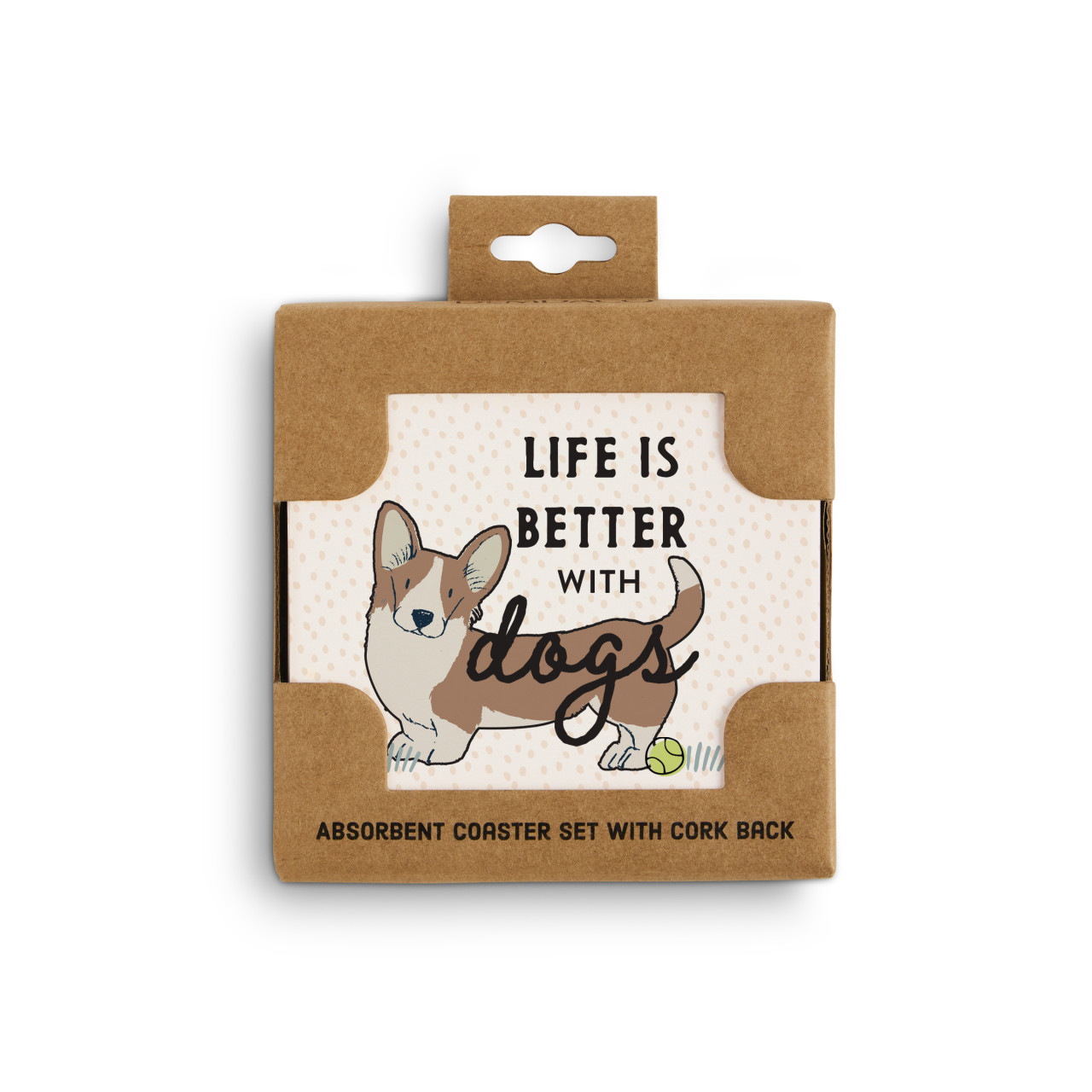 Corgi Dog Coasters - Set of 4 thumbnail